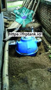 pemasangan tangki septik fiber